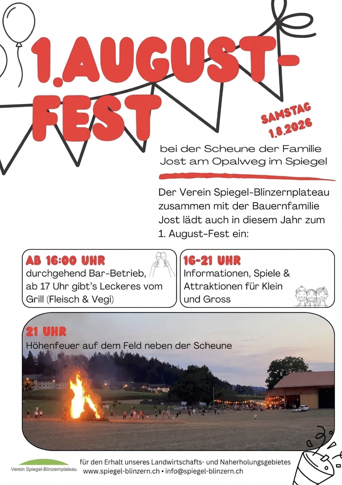 Flyer Augustfeier 2026
